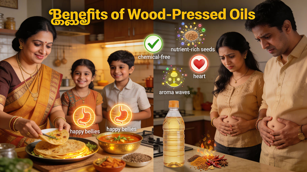 Wood Pressed Groundnut Oil