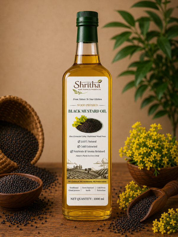 Wood Pressed Black Mustard Oil