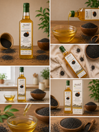 Wood Pressed Black Sesame Oil