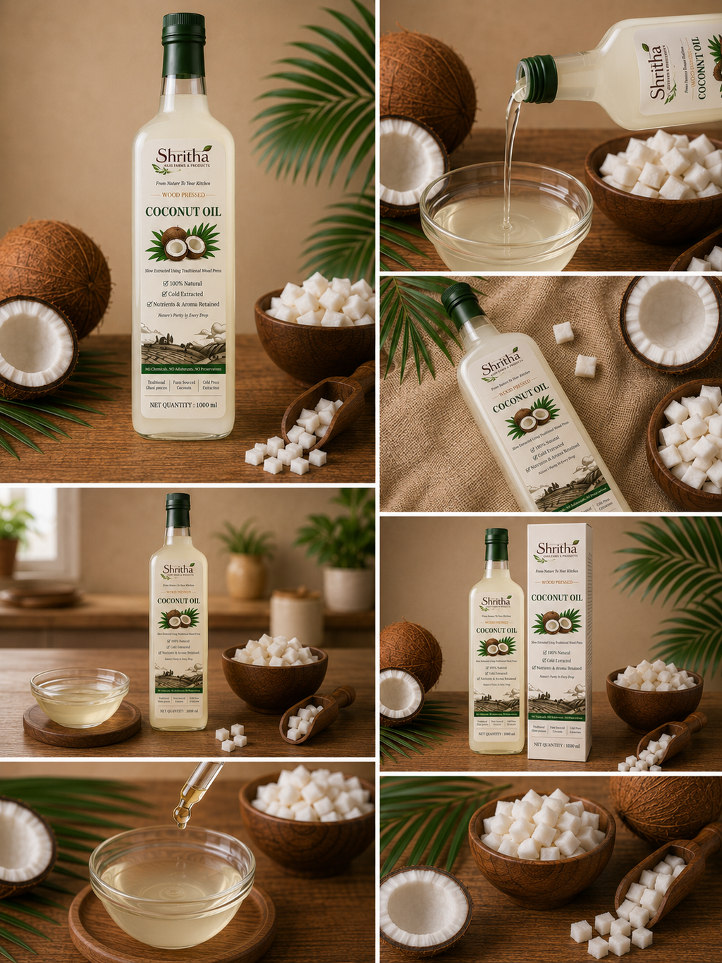 Wood Pressed Coconut Oil