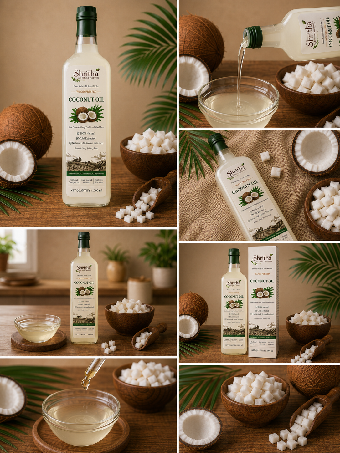 Wood Pressed Coconut Oil